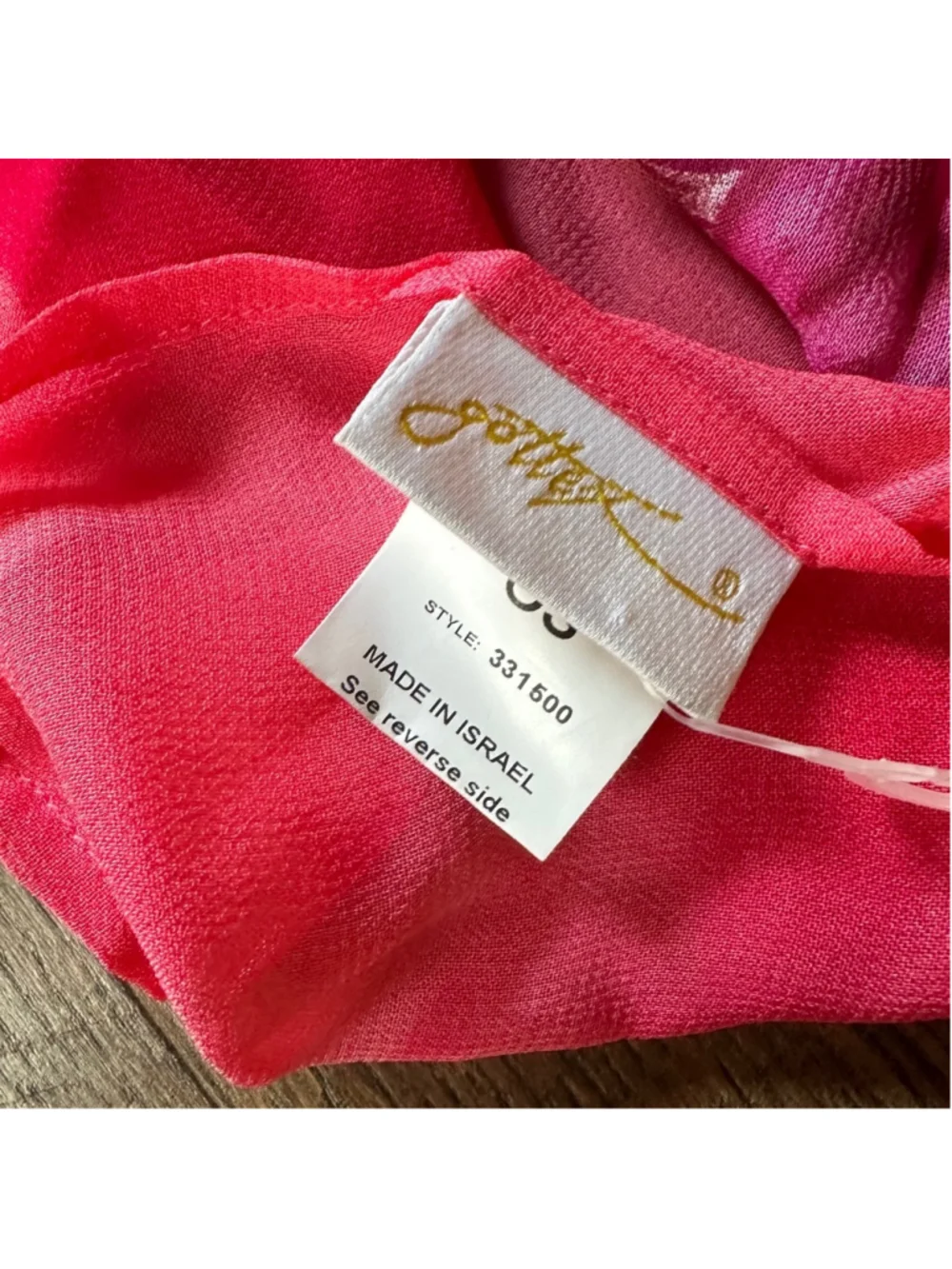 Women's Gottex Scarf OS Pink Floral Summer